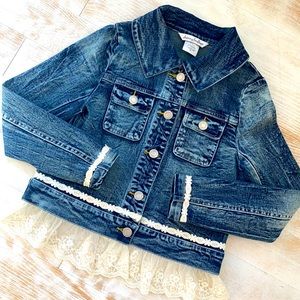 Chasing Fireflies Girls’ Denim Jacket New Without Tags